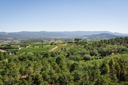 Roussillon – Vue depuis le sentier des ocres