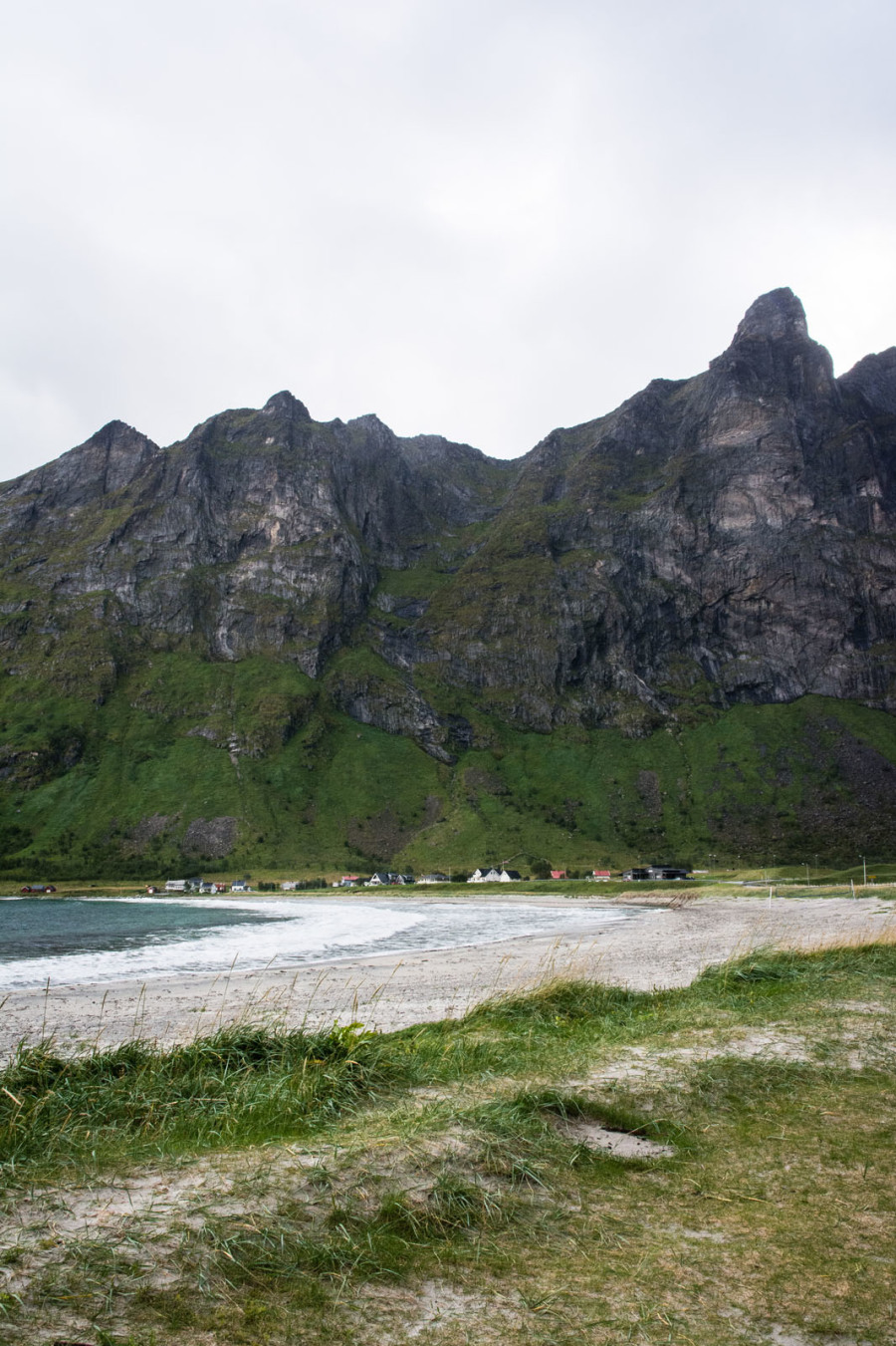 Camping semi-sauvage sur la plage d'Ersfjord