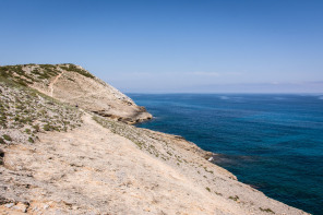 A l'ouest de la cala Mesquida