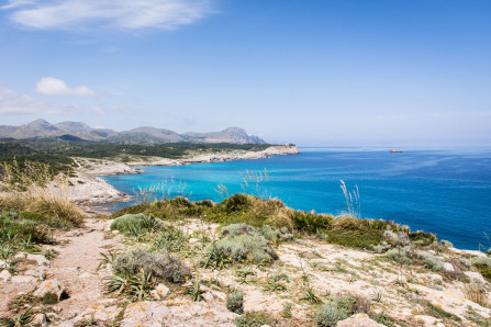 A l'ouest de la cala Mesquida