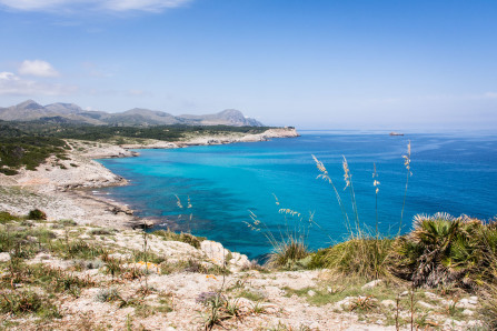 A l'ouest de la cala Mesquida