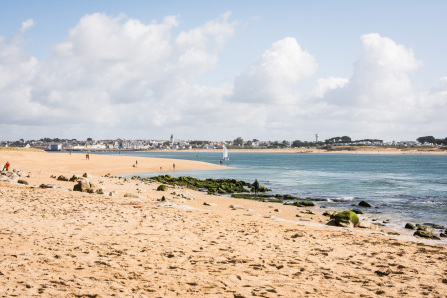 Plage et vilage d'Etel