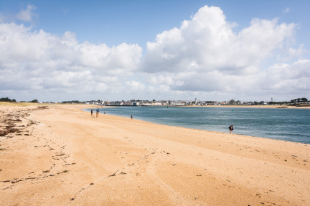 Plage et vilage d'Etel