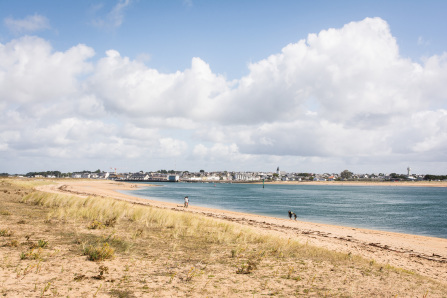 Plage et vilage d'Etel