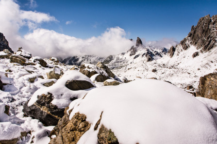 Randonnée du lac Presset – Montée vers le col du Grand Fond – Pierra Menta