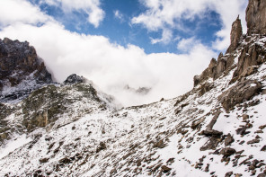 Randonnée du lac Presset – Col du Grand Fond vu depuis la brèche de Parozan