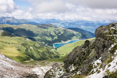 Randonnée du lac Presset – Redescente vers le lac de Roselend