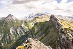 Randonnée du rocher du Vent – Le mont Blanc caché dans les nuages
