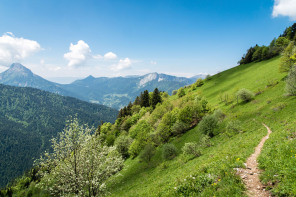 Randonnée du bec de La Scia (printemps) – Partie jusqu'au sommet du télésiège