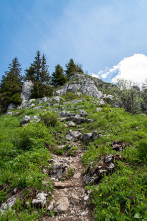 Randonnée du bec de La Scia (printemps) – Montée jusqu'à la table d'orientation