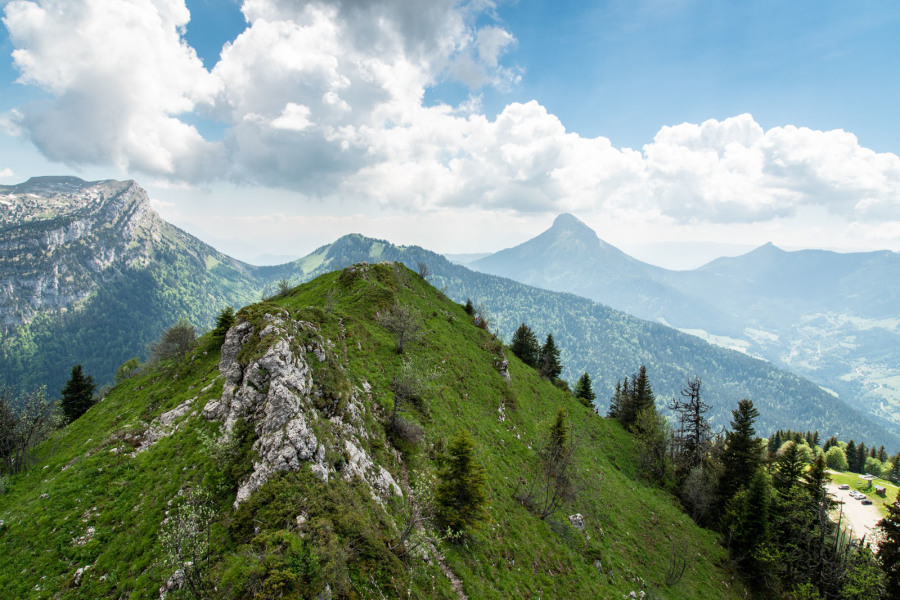 Randonnée du bec de La Scia (printemps) – Crête jusqu'à la croix de La Scia