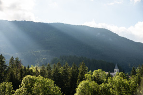 Vue depuis le gîte du Cheval d'Or