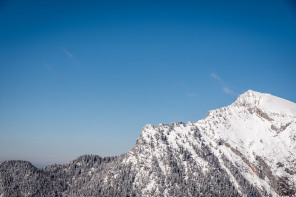 Randonnée du bec de La Scia (hiver) – Partie jusqu'au sommet du télésiège