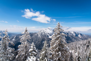 Randonnée du bec de La Scia (hiver) – Montée jusqu'à la table d'orientation