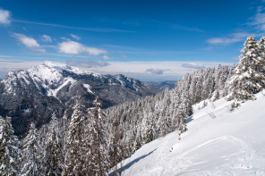 Randonnée du bec de La Scia (hiver) – Montée jusqu'à la table d'orientation