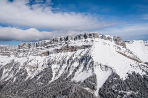 Randonnée du bec de La Scia (hiver) – Montée jusqu'à la table d'orientation