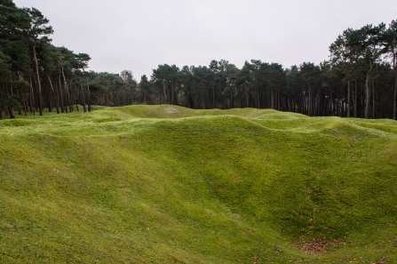 Mémorial de Vimy – Trous d'obus