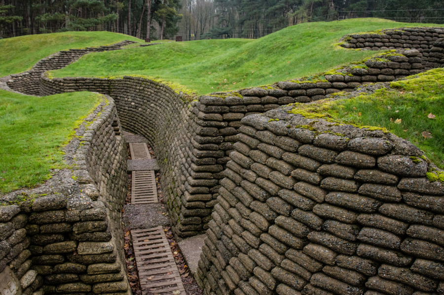 Mémorial de Vimy – Tranchées restaurées