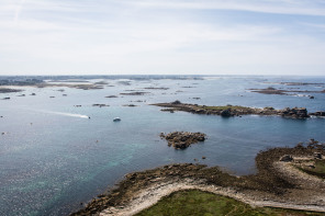 Vue du phare de l'île Vierge