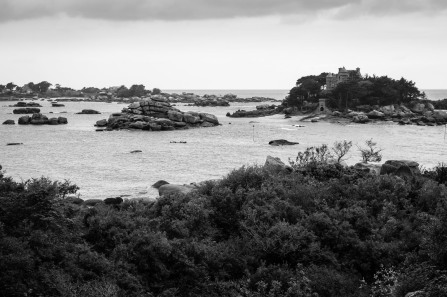 Perros-Guirec – Vue au-dessus de la plage de Saint-Guirec