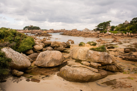 Trégastel – Plage de Tourony à marée basse