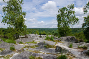 Vue depuis le parking des gorges d'Apremont