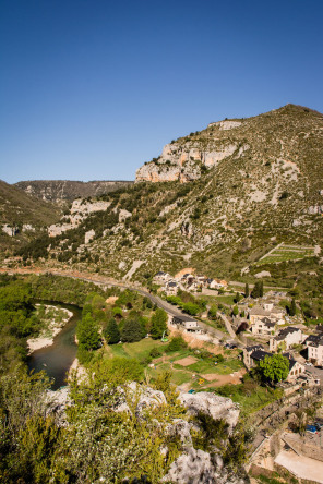 La Malène – Vue depuis la statue de la Vierge