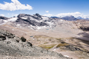 Randonnée de la pointe des Fours et du Pélaou Blanc – Vue côté Vanoise depuis la pointe des Fours