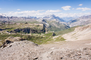 Randonnée de la pointe des Fours et du Pélaou Blanc – Vue côté Vanoise depuis la pointe des Fours