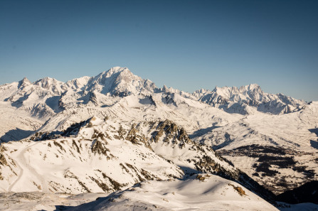 Les Arcs – Vue depuis le col de la Chal