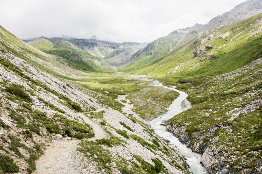 Gorges de Malpasset – Arrivée vers le vallon de Prariond