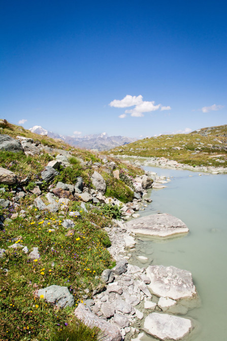 Randonnée du lac de Riondaz – Le lac