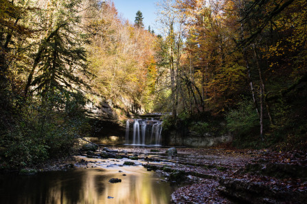 Cascades du Hérisson – Le gour Bleu