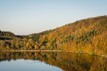 Lac de Narlay au crépuscule