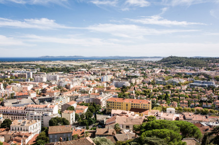 Hyères – Vue depuis le sommet du castel Saint-Claire