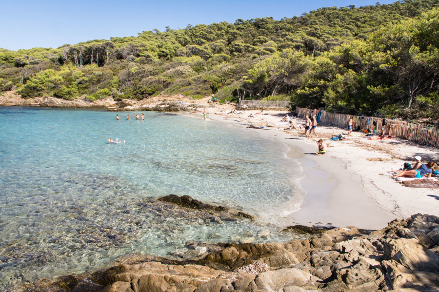 Port-Cros – Plage côté sud / est de l'île