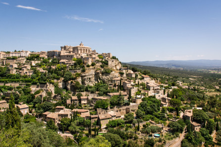 Gordes – Vue depuis la D15