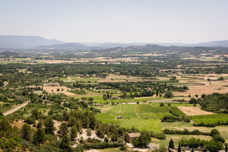 Gordes – Vue depuis la D15