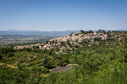 Bonnieux – Vue depuis l'enclos des bories