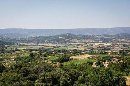 Bonnieux – Vue depuis l'enclos des bories