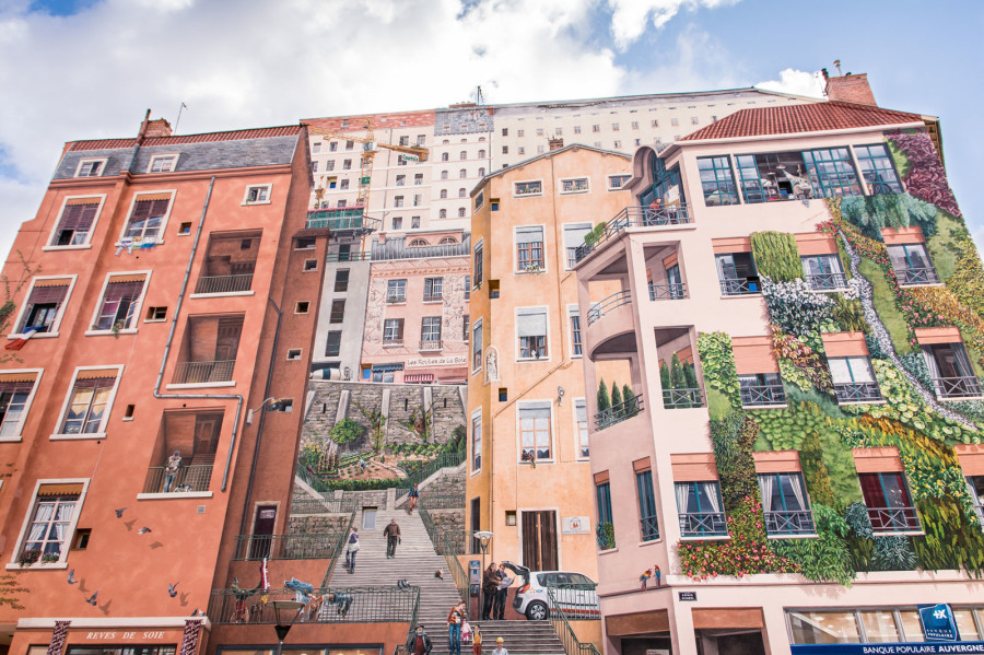 Croix-Rousse – Fresque des Canuts