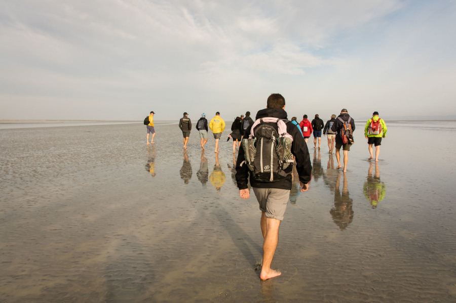 Traversée du mont Saint-Michel à Tombelaine