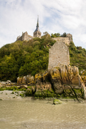 Vue du mont Saint-Michel depuis la baie