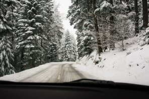 Montée au col de l'Œillon en hiver