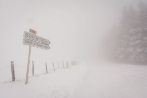 Col de l'Œillon en hiver