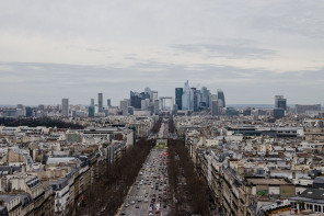 Vue depuis l'Arc de Triomphe