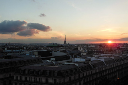 Vue depuis le toit des Galeries Lafayette