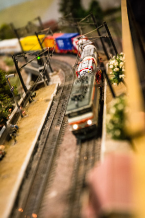 Trains miniatures de la gare de l'Est