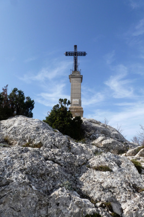 Randonnée jusqu'à la croix de Provence – La fameuse croix !