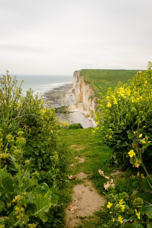 Randonnée sur le GR21 entre Etretat et Yport